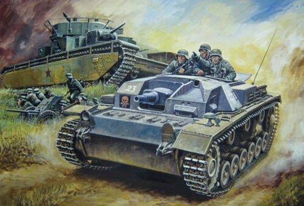 Sturmgeschütz III Ausf. B Sd.Kfz.142 Italeri  Nr. 283  1:35