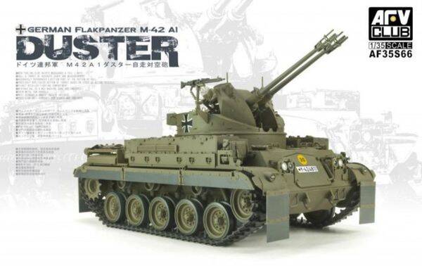 German Bundeswehr Flakpanzer M-42 A1 Duster SPAAG AFV Club  Nr. AF35S66  1:35