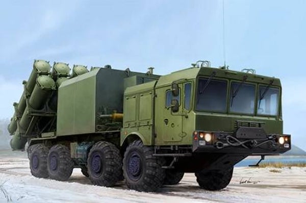 Russian 3S60 launcher of 3K60 BAL/BAL-Elex Coastal Missile Complex Trumpeter  Nr. 01052  1:35 neu