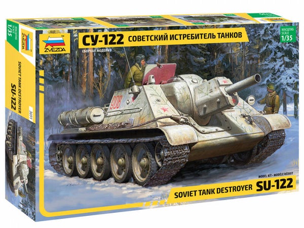 SU-122 Zvezda  Nr. 3691  1:35 neu