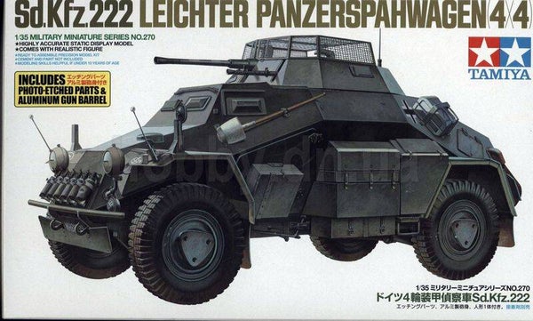 Sd.Kfz.222 Leichter Panzerspähwagen Tamiya Nr. 35270 1:35 neu