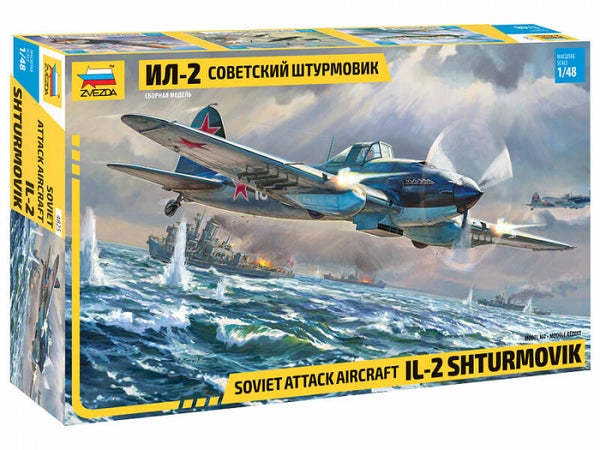 IL-2 Shturmovik Soviet Attack Aircraft Zvezda  Nr. 4825  1:48