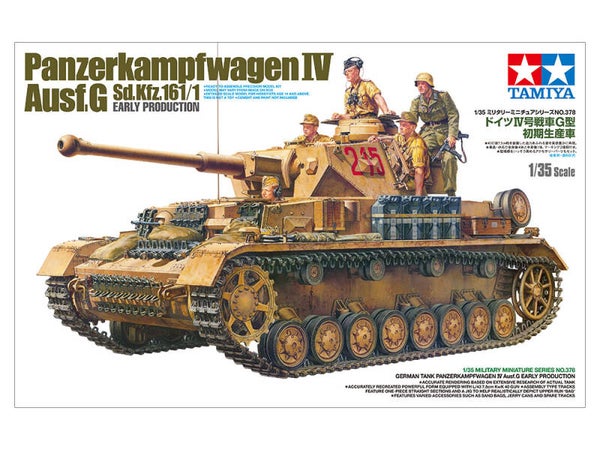 Panzerkampfwagen IV Ausf. G / Sd.Kfz. 161/1 Early Production Tamiya Nr. 35378 1:35