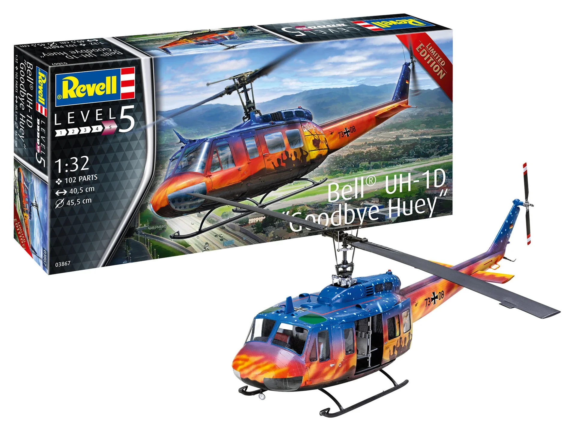 Bell UH-1D `Goodbye Huey` Revell  Nr. 03867  1:32