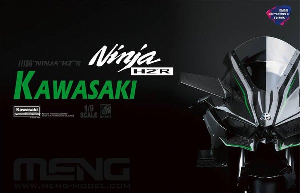 Kawasaki Ninja H2™R (Pre-colored Edition) Meng Model  Nr. MT-001s  1:9