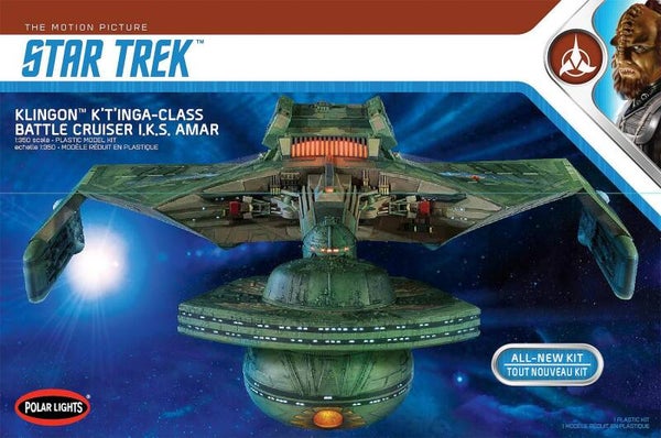 Star Trek Klingon K't'inga-Class Battle Cruiser I.K.S. Amar Polar Lights  Nr. 950  1:350