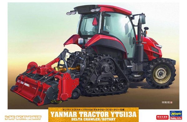 Yanmar Tractor YT5113A Delta Crawler/Rotary Hasegawa  Nr. 66107  1:35