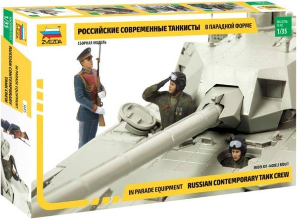 Modern Russian Tank Crew Parade Uniform Zvezda  Nr. 3685  1:35