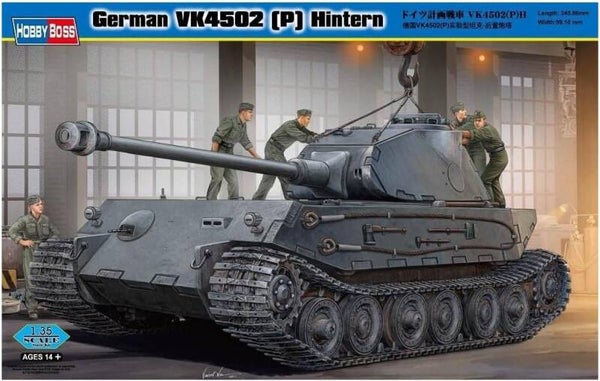 German VK4502 (P) Hintern (Rearward turret version) HobbyBoss  Nr. 82445  1:35