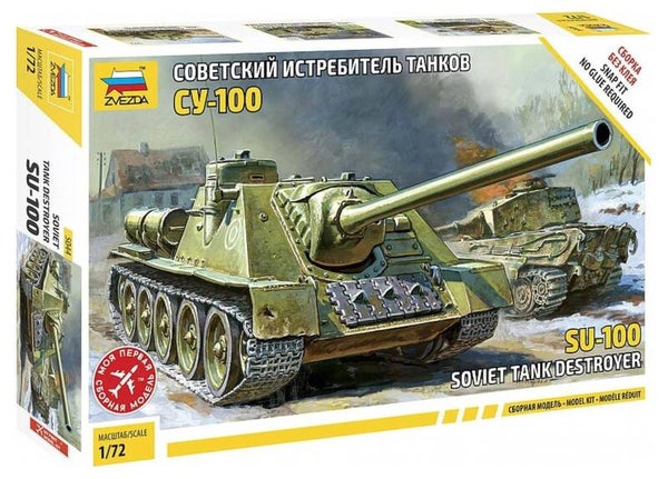 Soviet Tank Destroyer SU-100 Zvezda Nr. 5044 1:72