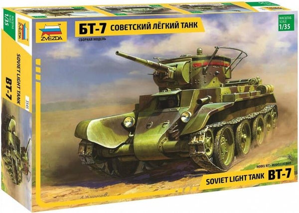 Soviet Light Tank BT-7 Zvezda  Nr. 3545  1:35