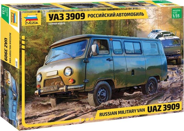 Russian military van UAZ 3909 Zvezda  Nr. 3644  1:35