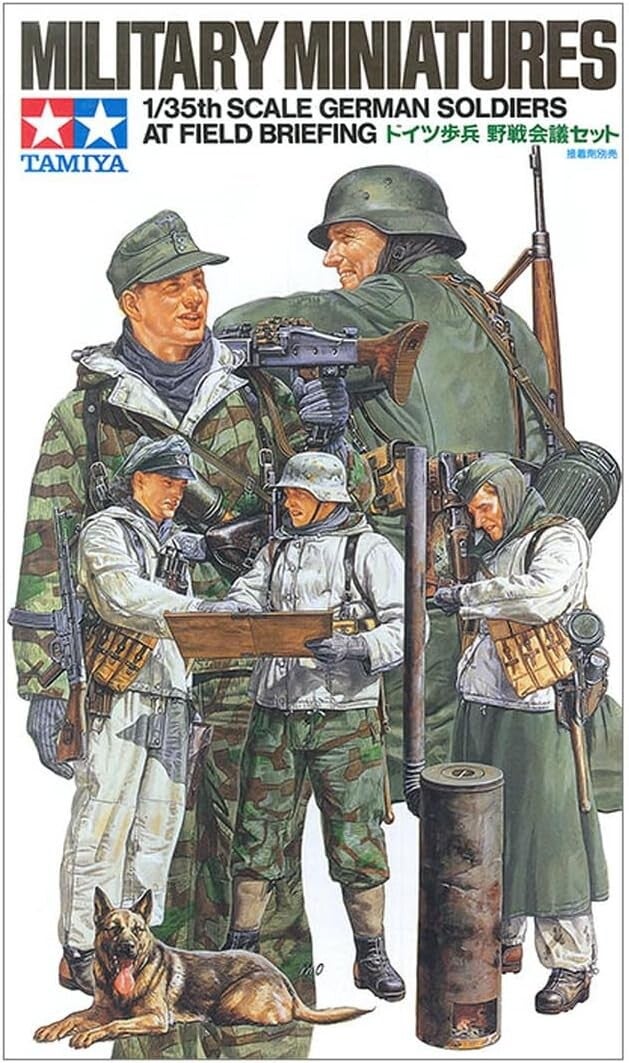 German Soldiers at Field Briefing Tamiya Nr. 35212 1:35 neu