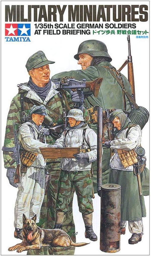 German Soldiers at Field Briefing Tamiya Nr. 35212 1:35 neu