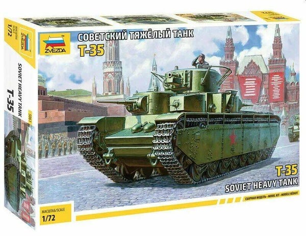 T-35 Soviet Heavy Tank Zvezda Nr. 5061 1:72