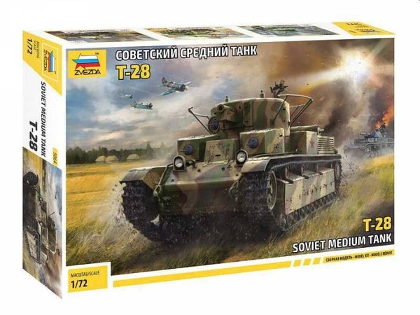 T-28 Soviet Medium Tank Zvezda Nr. 5064 1:72
