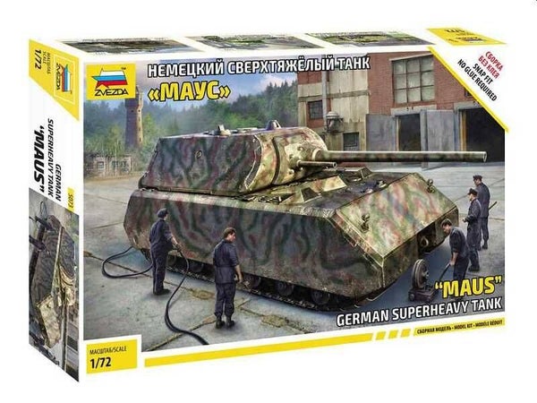 German Superheavy Tank Maus Zvezda Nr. 5073 1:72