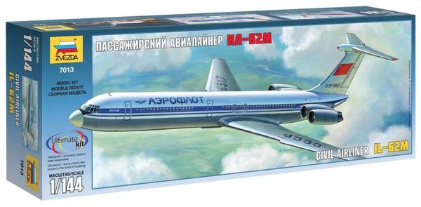 IL-62M Civil Airliner Zvezda Nr. 7013 1:144
