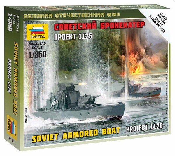 Soviet Armored Boat Project 1125 Zvezda Nr. 6164 1:350
