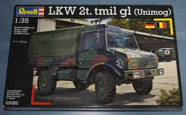 aaa LKW 2t. tmil gl (Unimog) Revell Nr. 03082 1:35