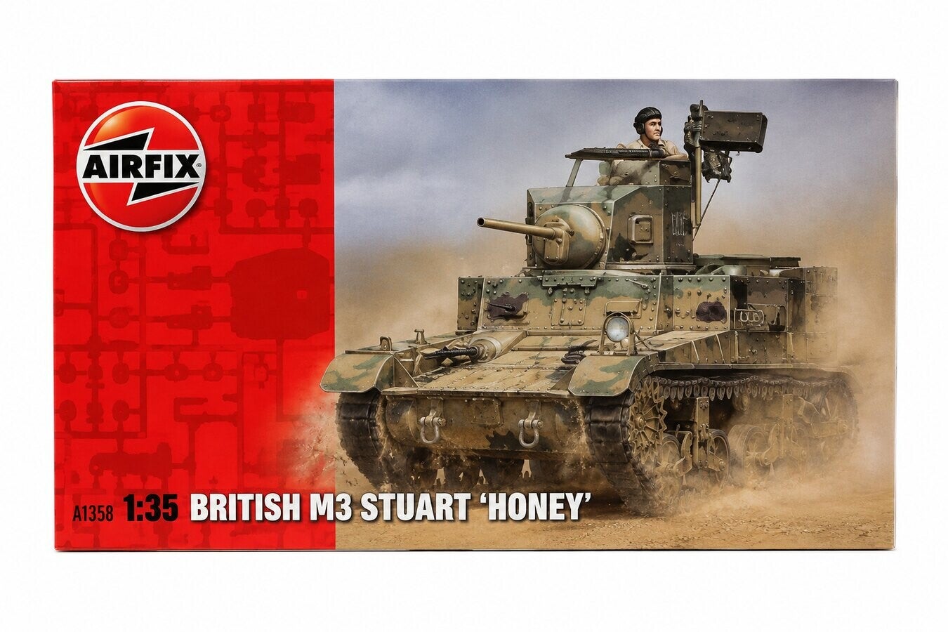 British M3 Stuart Honey Airfix Nr. A1358 1:35 neu