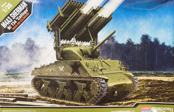 M4A3 Sherman w/T34 Calliope Academy Nr. 13294 1:35 neu