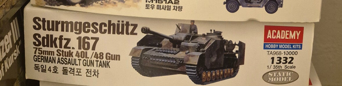 Sturmgeschütz Sd.Kfz.167 Academy Nr. 1332 1:35 neu