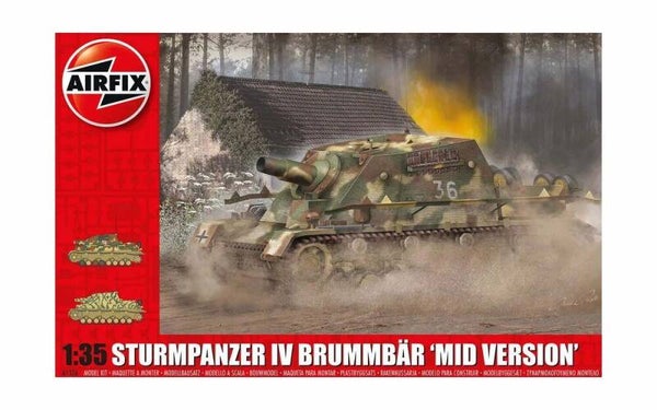 Sturmpanzer IV "Brummbär" Sd.Kfz 166 III. Serie Airfix Nr. A1376  1:35 neu