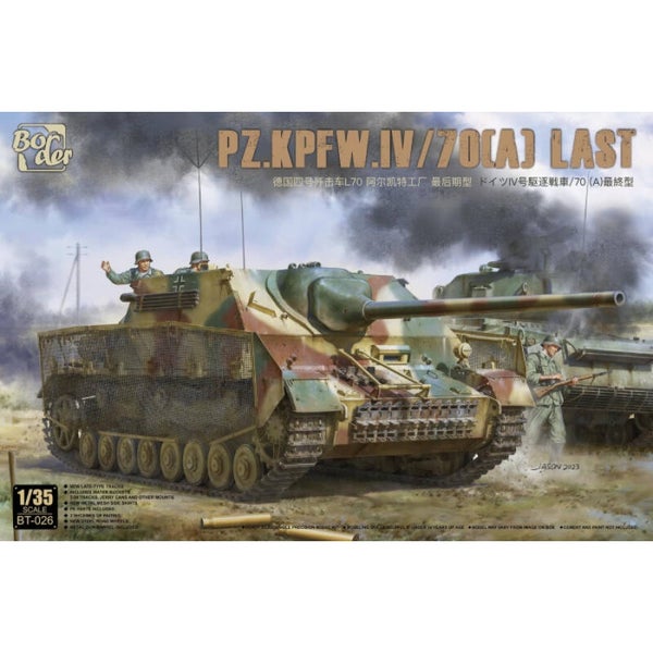 NEU Jagdpanzer IV L/70(A) Final Border Model  Nr. BT-026  1:35