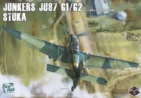 Junkers Ju87 G1/G2 Stuka Border Model  Nr. BF-002  1:35 neu