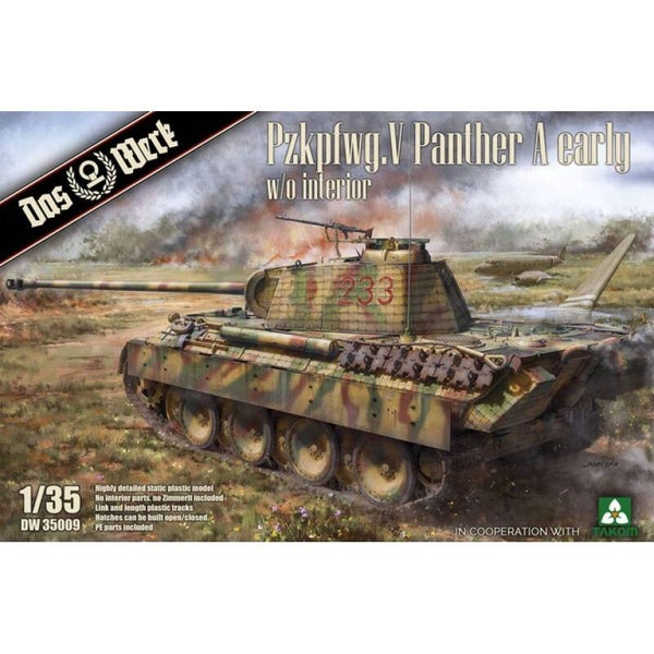 Pz.Kpfw.V Sd.Kfz. 171 Panther Ausf. A Early w/o interior Das Werk  Nr. DW35009  1:35