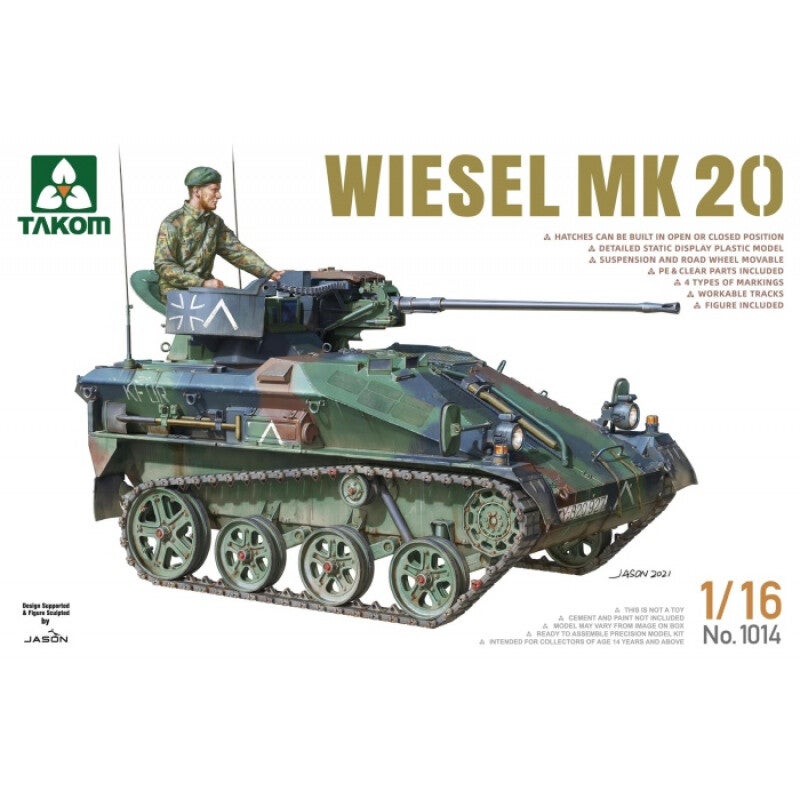Wiesel MK 20 Takom  Nr. 1014  1:16 neu