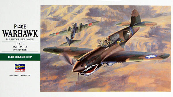 P-40E Warhawk (U.S. Army Air Force Fighter) Hasegawa  Nr. 09086  1:48
