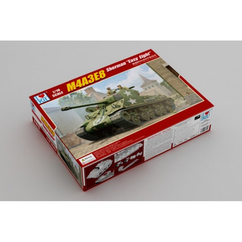 M4A3E8 Sherman 'Easy Eight' w/T66 Tracks I Love Kit  Nr. 61615  1:16