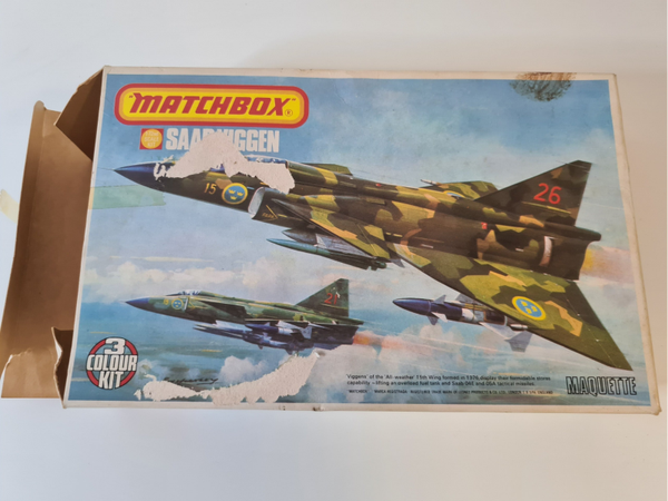 SAAB Viggen Matchbox Nr. PK-119 1:72 yyy