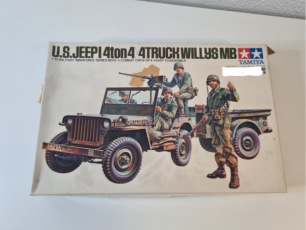 U.S. Jeep 1/4 ton 4x4 truck Willys MB Tamiya Nr. MM115 1:35 yyy