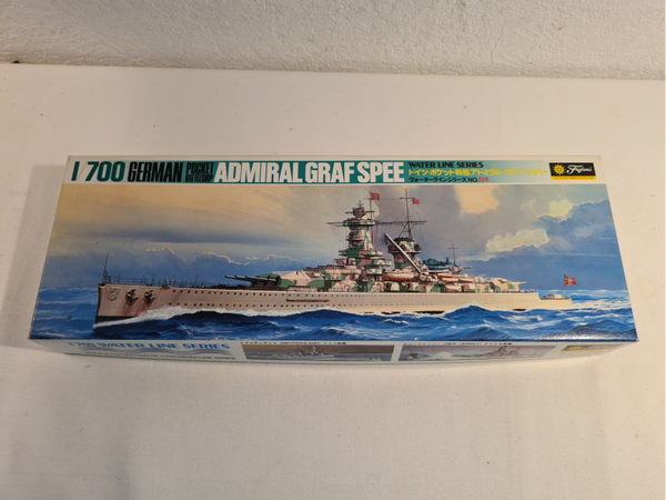 German Pocket Battleship Admiral Graf Spee Water Line Series Fujimi Nr. WL.B128 1:700