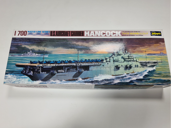 US Aircraft Carrier USS Hancock CV-19 Water Line Series Hasegawa Nr. WL.A113 1:700