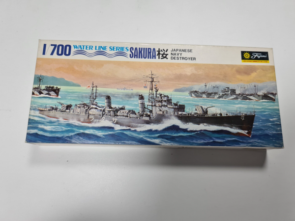 Water Line Series Japan Navy Destroyer Sakura Fujimi Nr. WL.D045 1:700