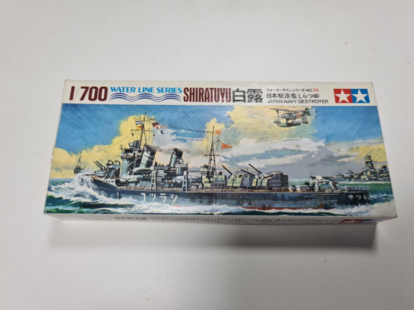 Japan Navy Destroyer Shiratuyu Tamiya Nr. 77030 1:700
