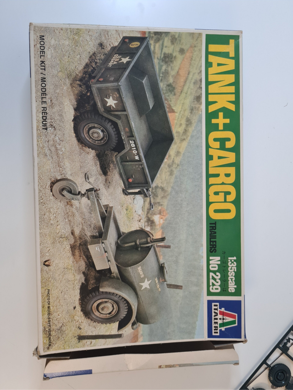 Tank+Cargo Trailers Italeri Nr. 229 1:35