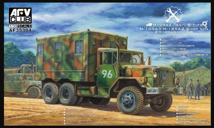 AFV Club – M109A3/M109A3G Shop Van – AF35304 – 1:35