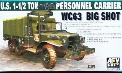 AFV Club – WC63 1½-ton 6×6 Personnel Carrier Big Shot – AF35S18 – 1:35