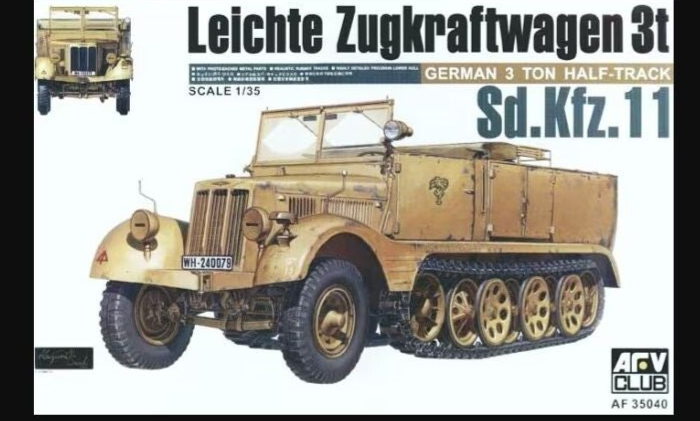 AFV Club – Sd.Kfz. 11 Leichter Zugkraftwagen 3 t – AF35040 – 1:35