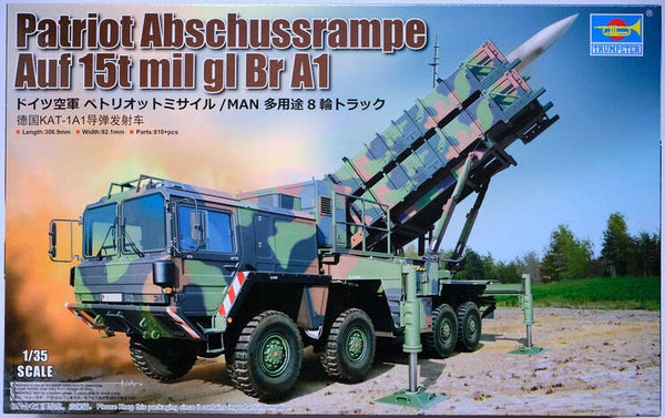 Patriot Abschussrampe auf 15t mil gl Br A1 Trumpeter  Nr. 01088  1:35