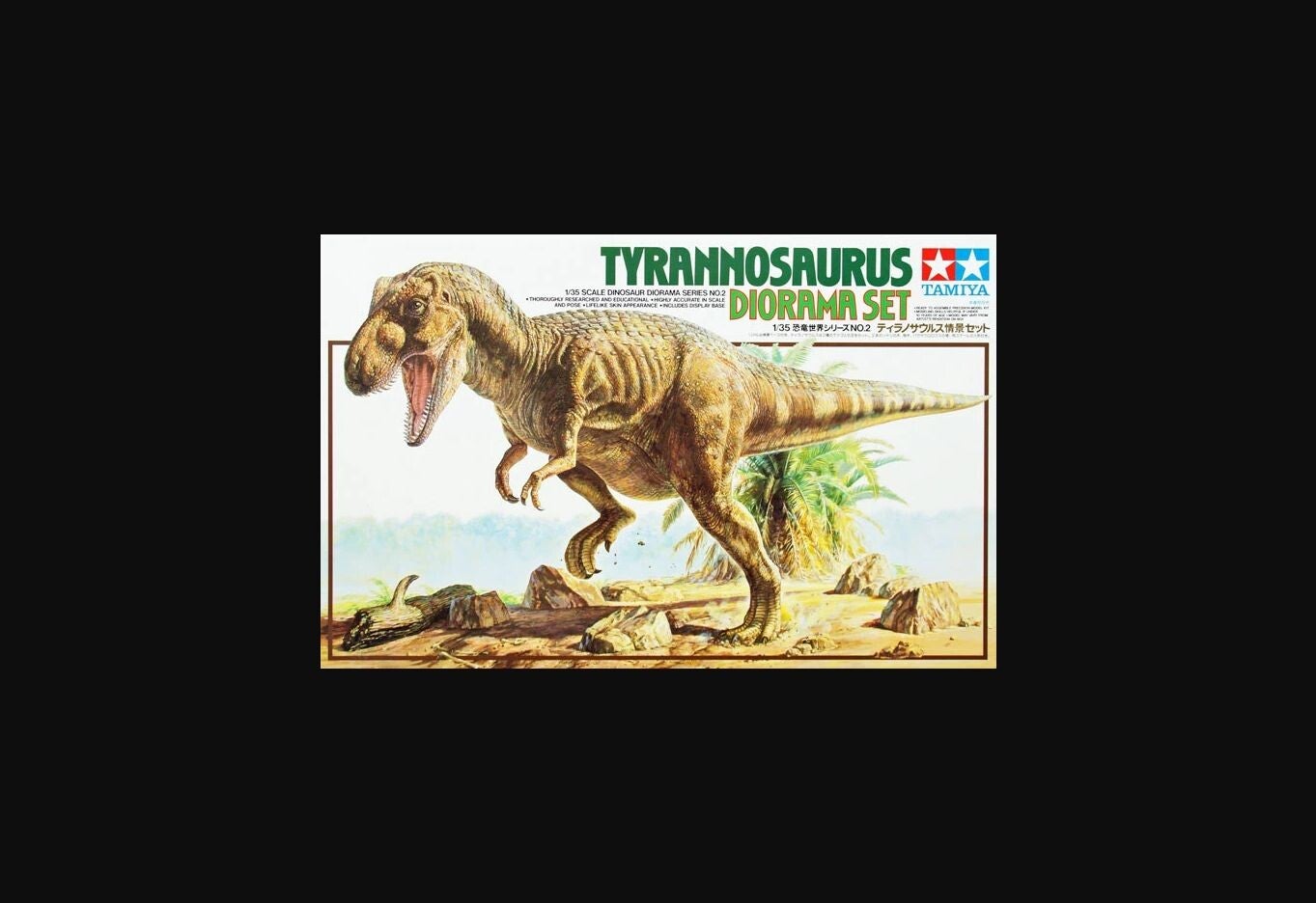 Tyrannosaurus Rex Diorama Set Tamiya Nr. 60102 1:35
