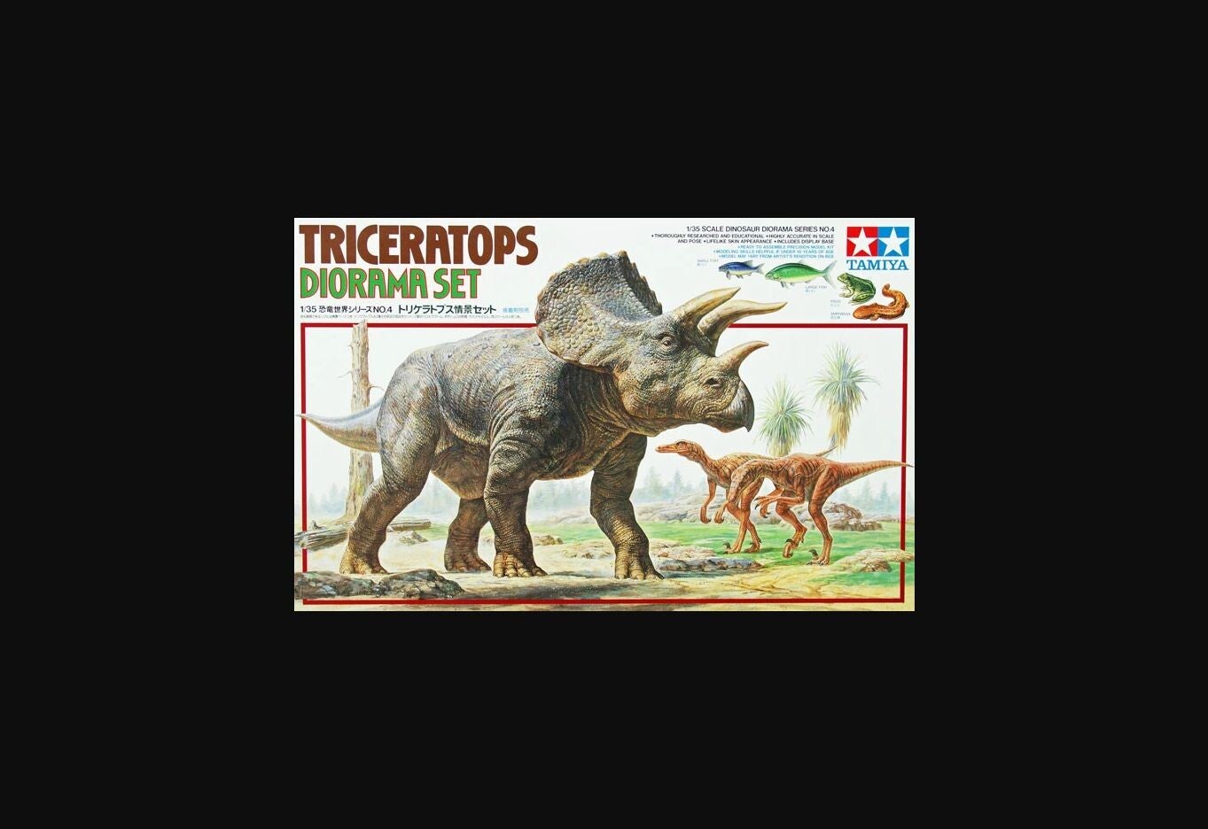 Triceratops Diorama Set Tamiya Nr. 60104 1:35