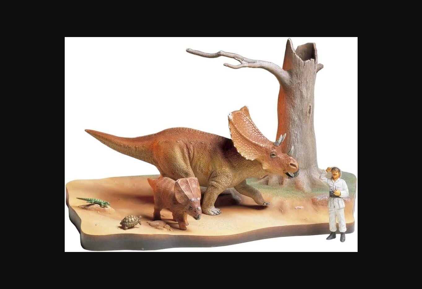 Chasmosaurus Diorama Set Tamiya Nr. 60101 1:35