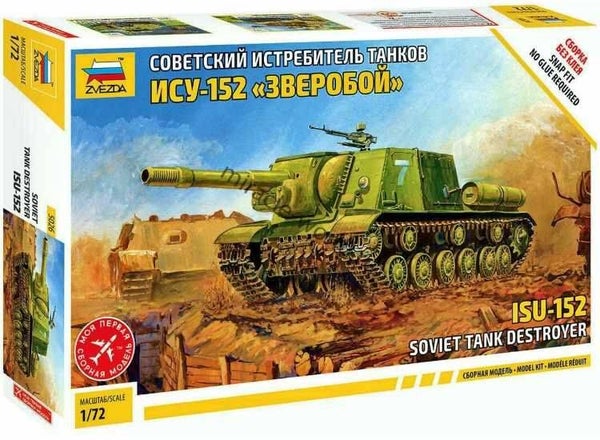 ISU-152 Soviet Tank Destroyer Zvezda Nr. 5026 1:72