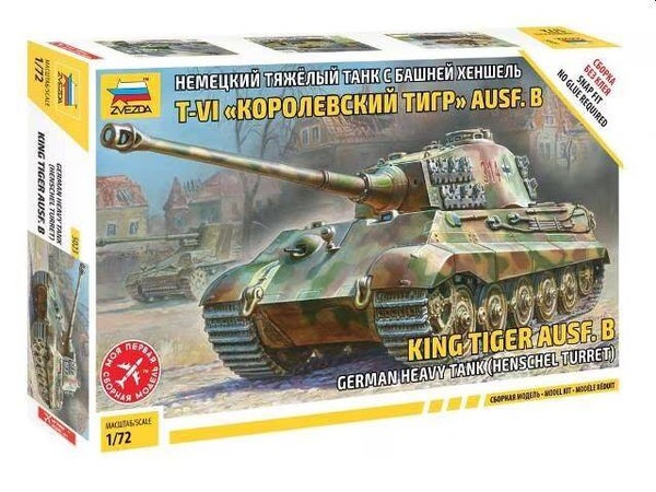 King Tiger Ausf. B with Henschel Turret Zvezda Nr. 5023 1:72